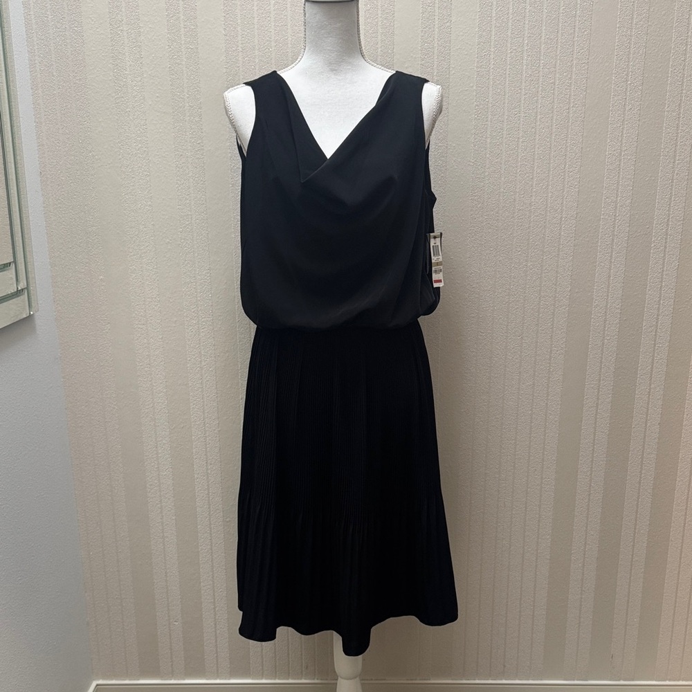 Alfani Elegant Black Sleeveless Dress, Size 12, NWT